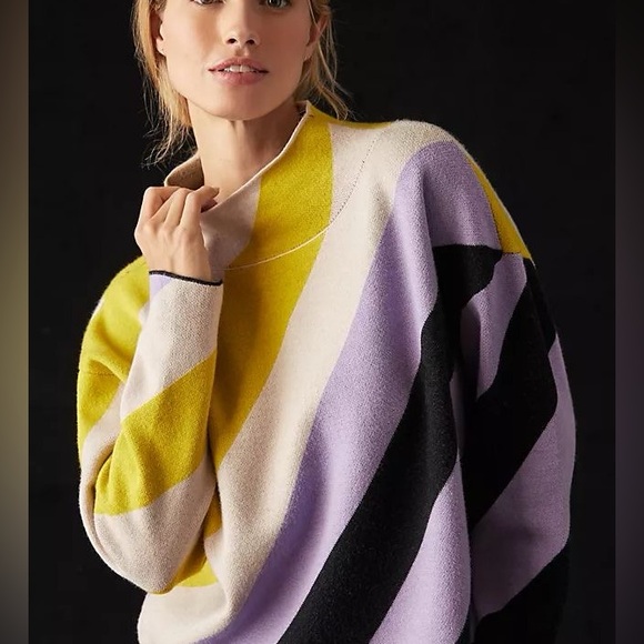 Anthropologie Tops - Sold ❌Anthropologie Carys Mock-Neck sweater Anthropologie